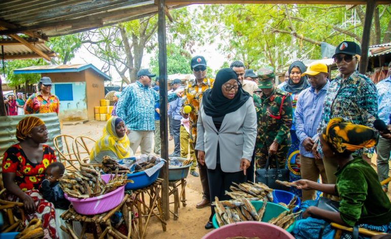  RAIS SAMIA ATOA BILIONI 4 UJENZI WA SOKO LA KISASA NZEGA PARKING