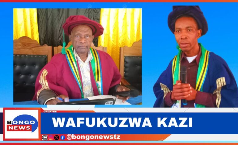  BUMBULI YAWAFUTA KAZI WATUMISHI WAWILI, WATATU WAPEWA ONYO KALI