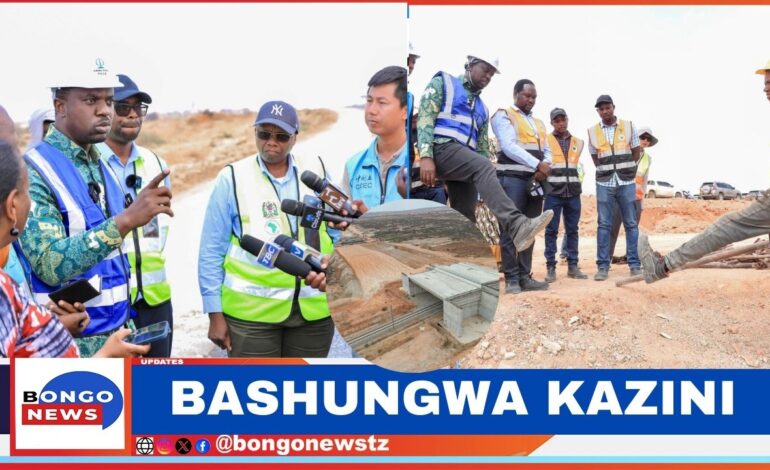  BASHUNGWA AWABANA WAKANDARASI WANAOJENGA BARABARA YA MZUNGUKO DODOMA, ATAKA KAZI IKAMILIKE KWA WAKATI.