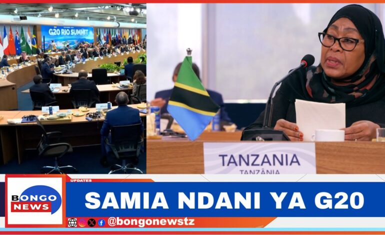  RAIS SAMIA AHUTUBIA MKUTANO WA MATAIFA 20 TAJIRI DUNIANI (G20)